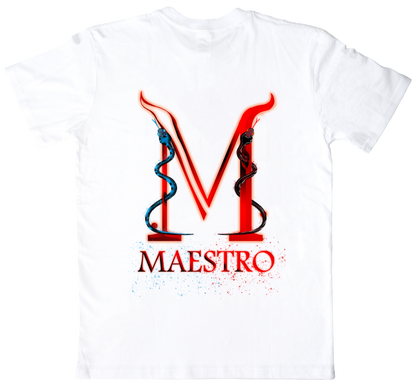 T-shirt with dual snake