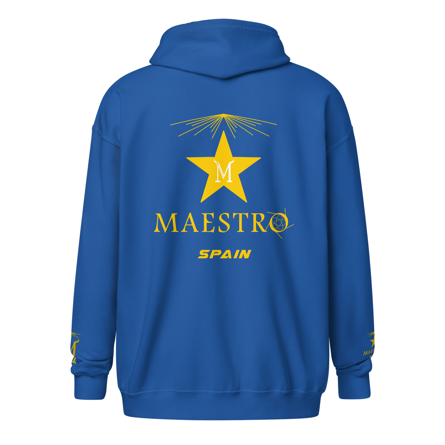 Royal Blue Maestro Star Zip Hoodie