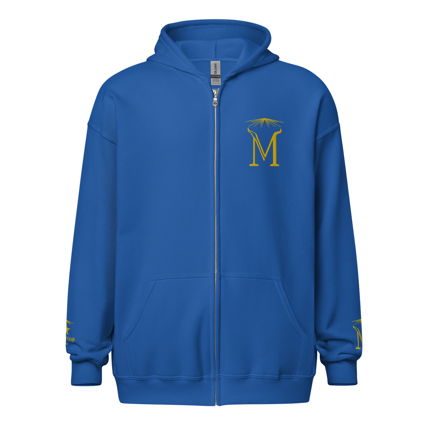 Royal Blue Maestro Star Zip Hoodie