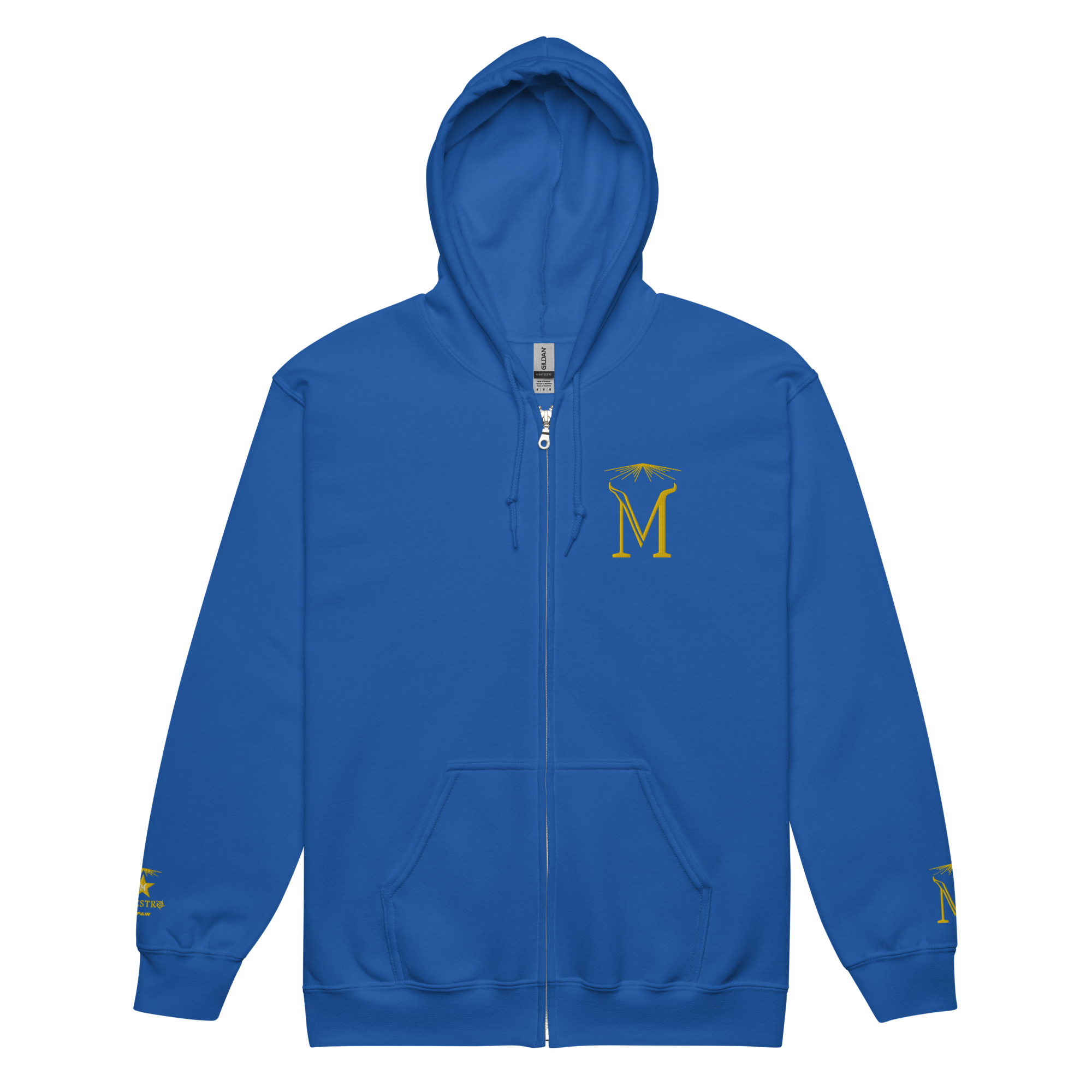 Royal Blue Maestro Star Zip Hoodie