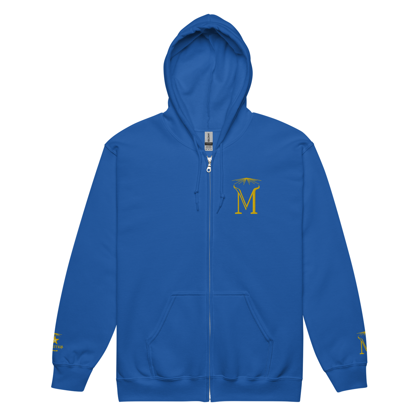 Royal Blue Maestro Star Zip Hoodie