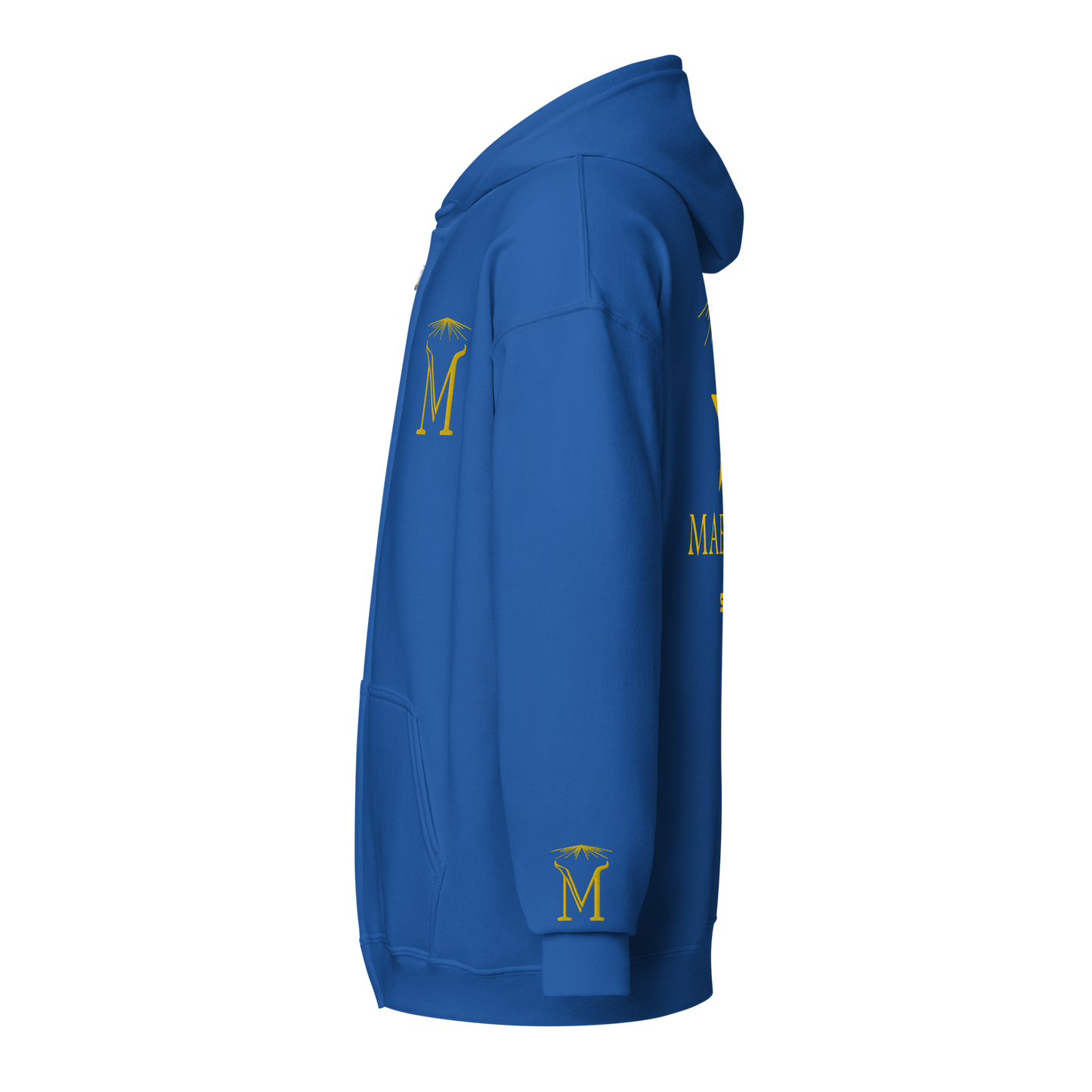 Royal Blue Maestro Star Zip Hoodie